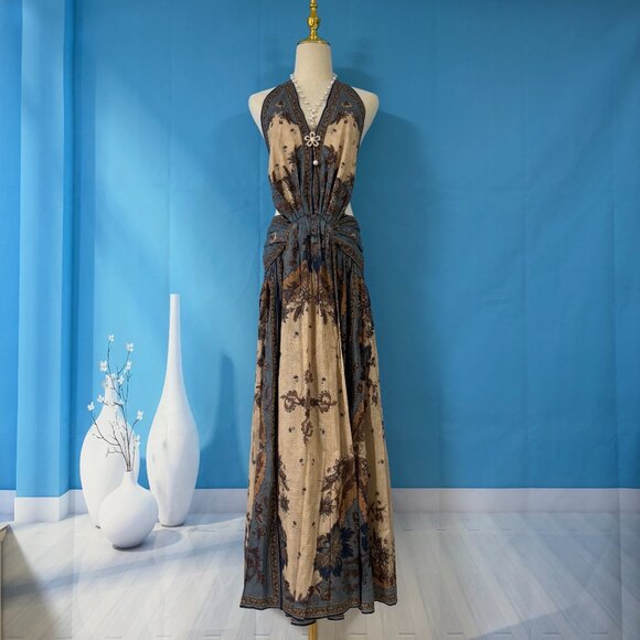 NWOT! Zimmermann Ascension Halter Maxi Dress - Picture 4 of 12